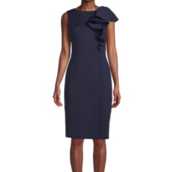 ELIZA J Ruffle Sheath Dress-kk7 - Picture 1 of 4